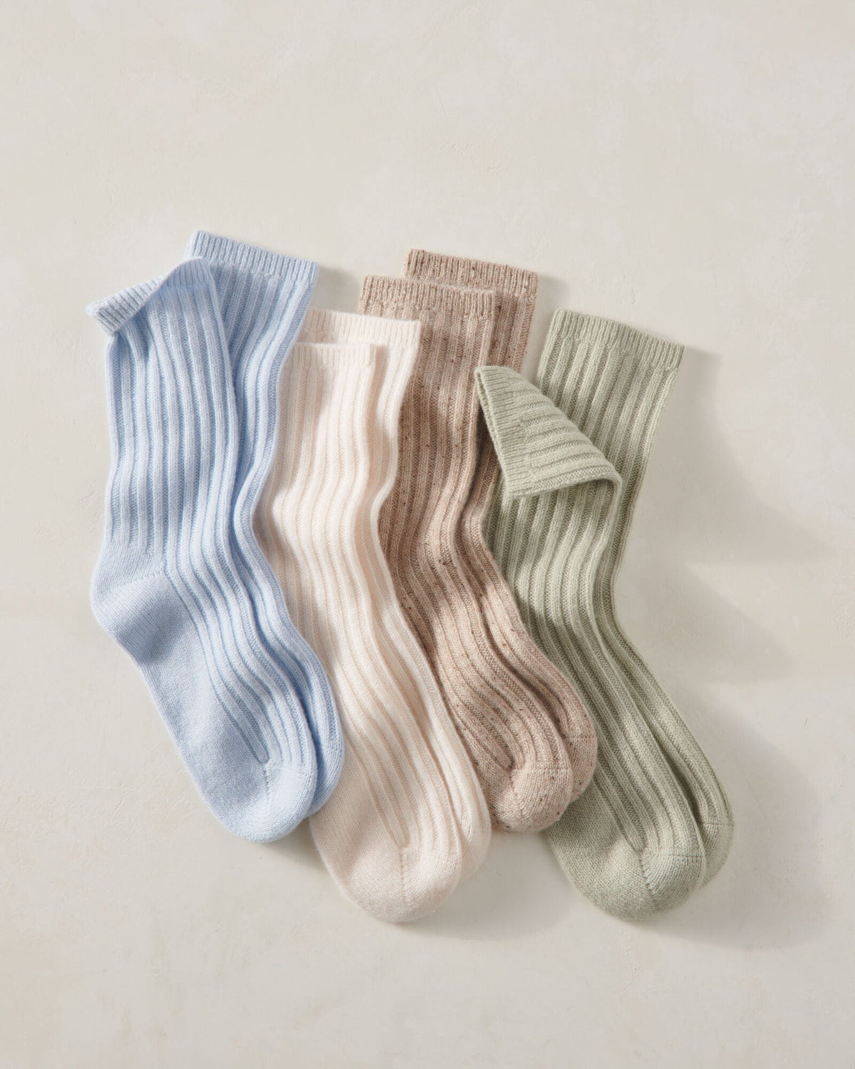 CASHMERE BLEND RIBBED SOCKS | Talbots