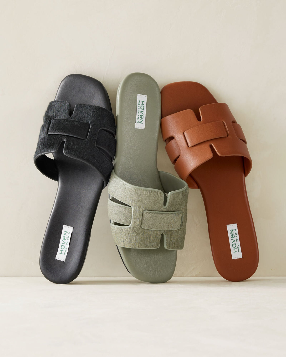 CALFHAIR WOVEN SANDALS | Talbots