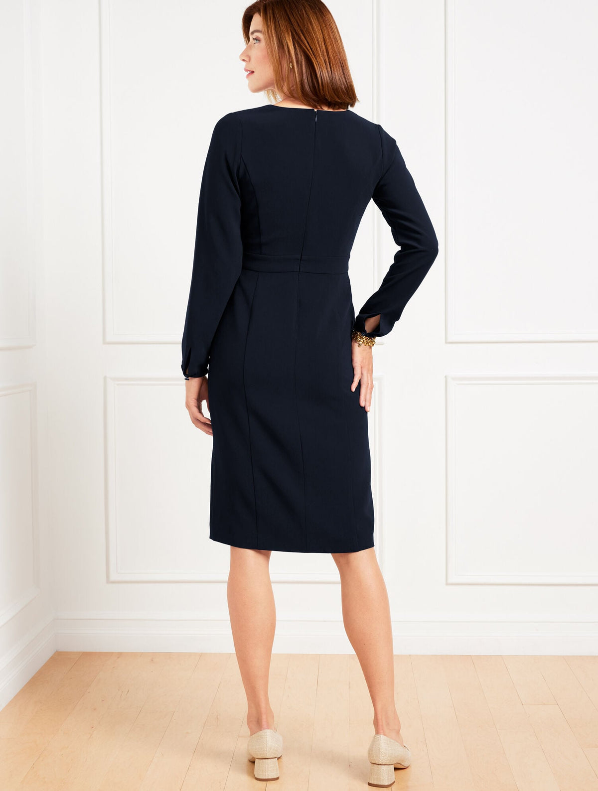 EASY TRAVEL LONG SLEEVE DRESS | Talbots