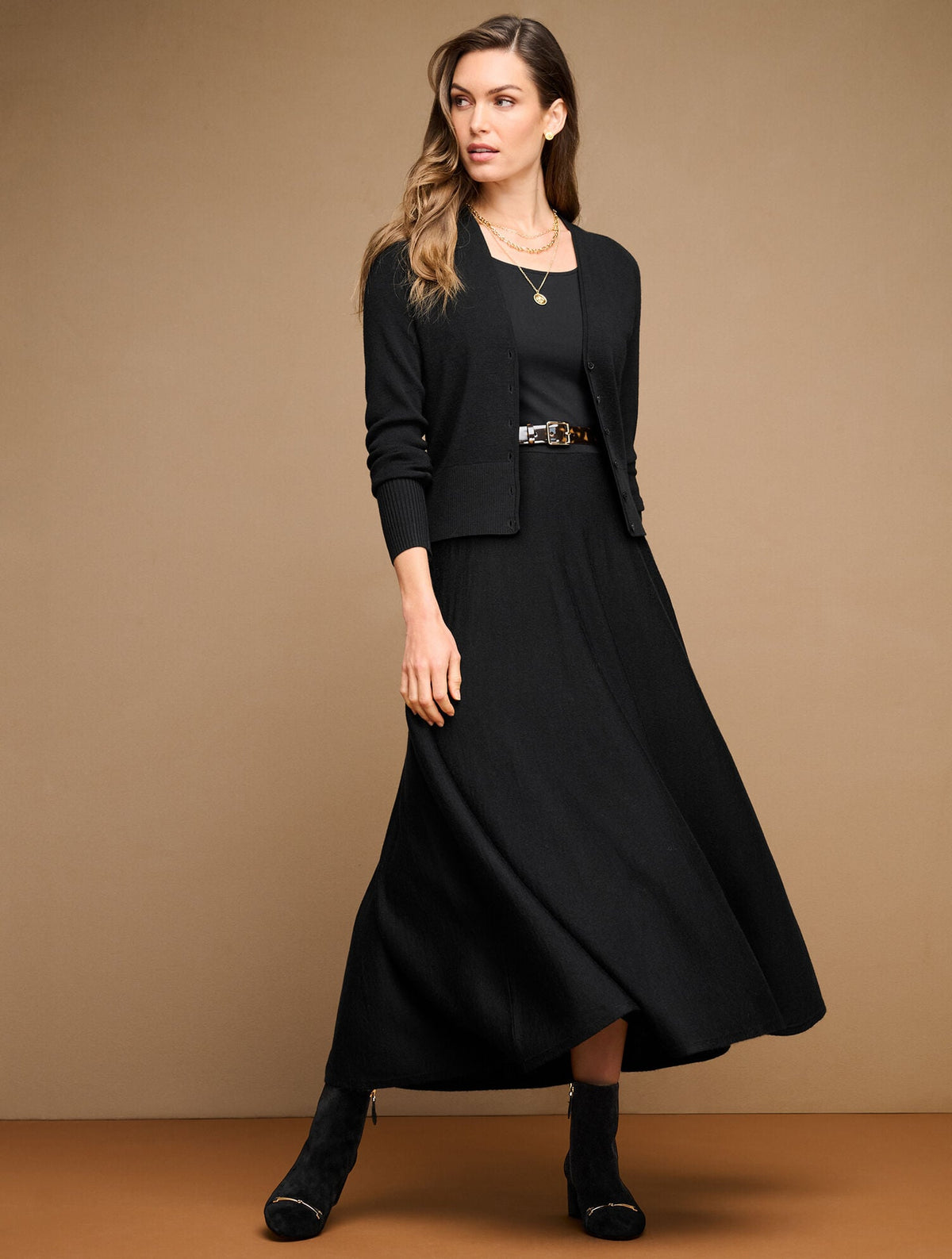WOOL BLEND V-NECK CARDIGAN | Talbots