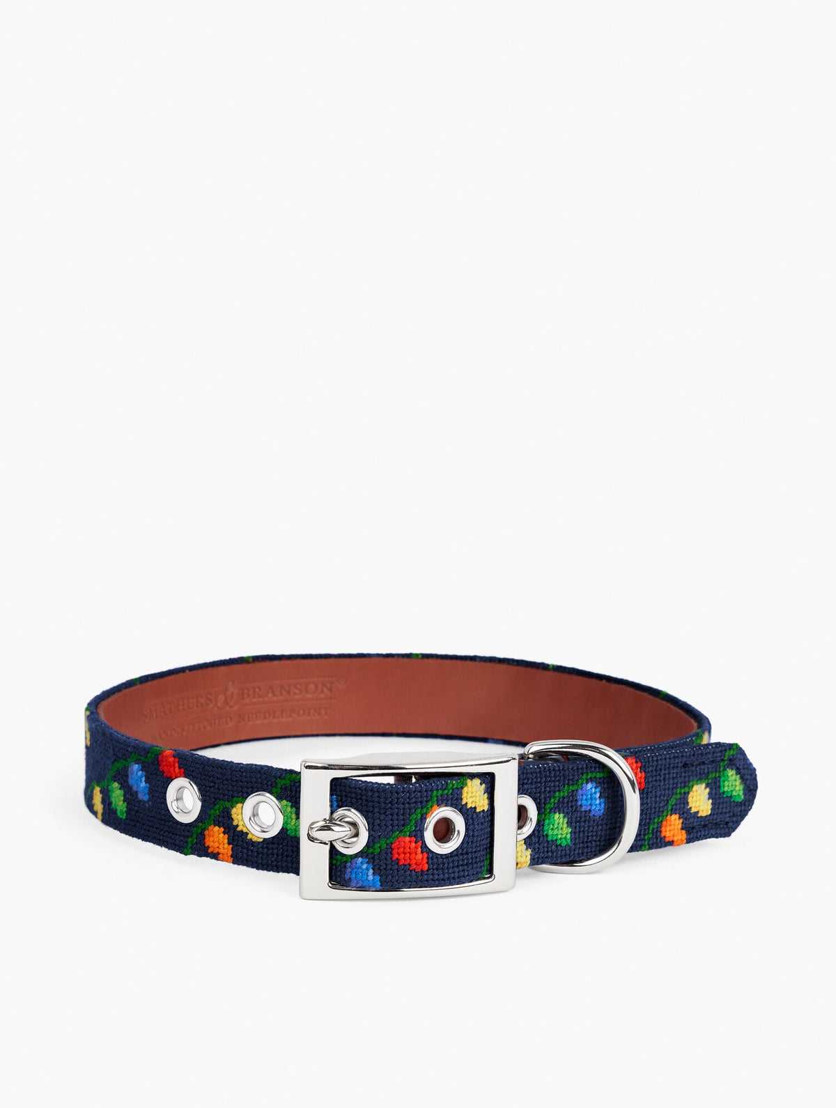 SMATHERS & BRANSON FOR TALBOTS HOLIDAY LIGHTS DOG COLLAR | Talbots