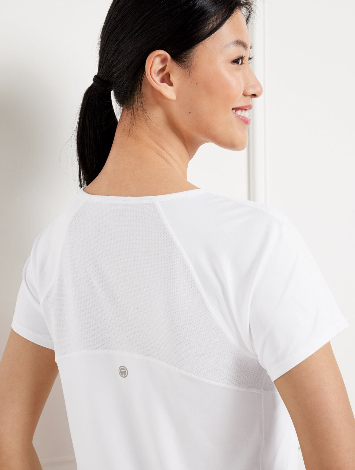 COOL SLUB ACTIVE SHORT SLEEVE TEE | Talbots