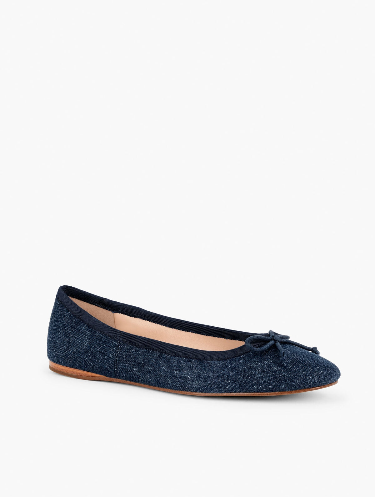 BLAINE SOFT SOLE DENIM BALLET FLATS | Talbots