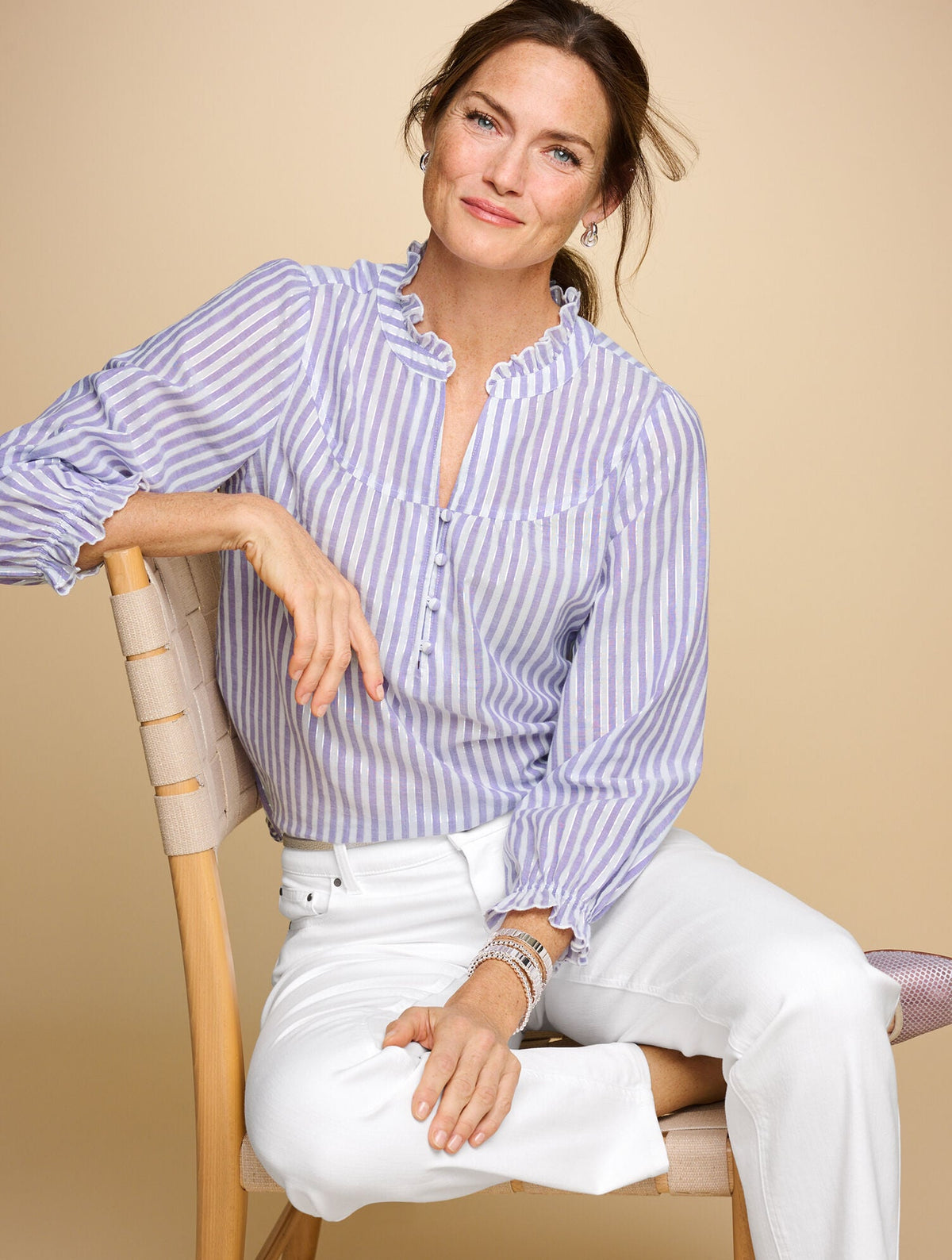 CHARMING STRIPE TOP | Talbots
