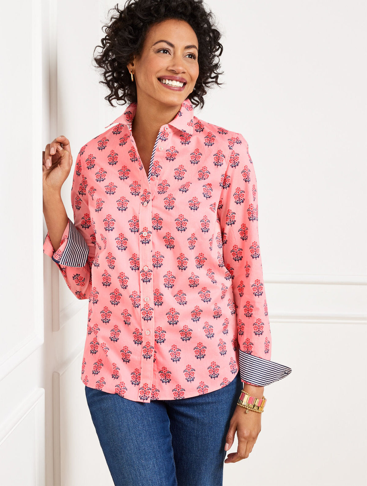 MODERN CLASSIC SHIRT - PRETTY PETALS | Talbots