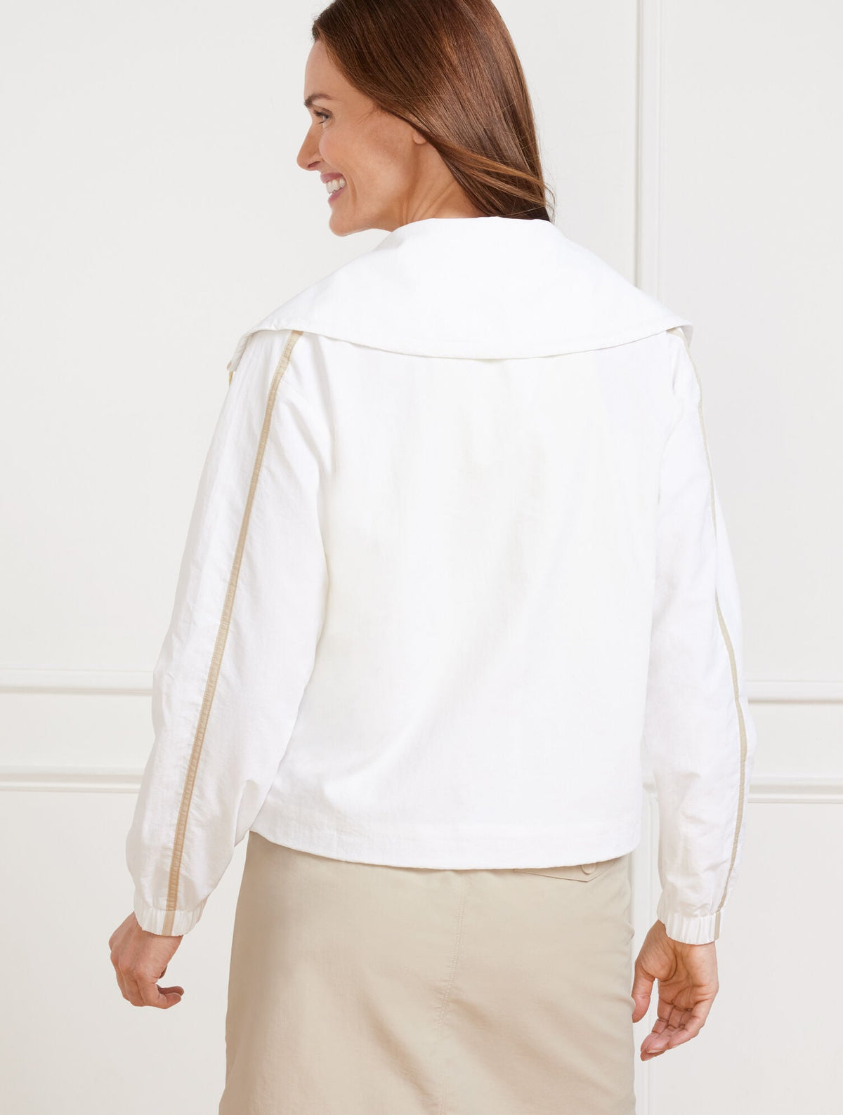 CRINKLE WEAVE JACKET | Talbots