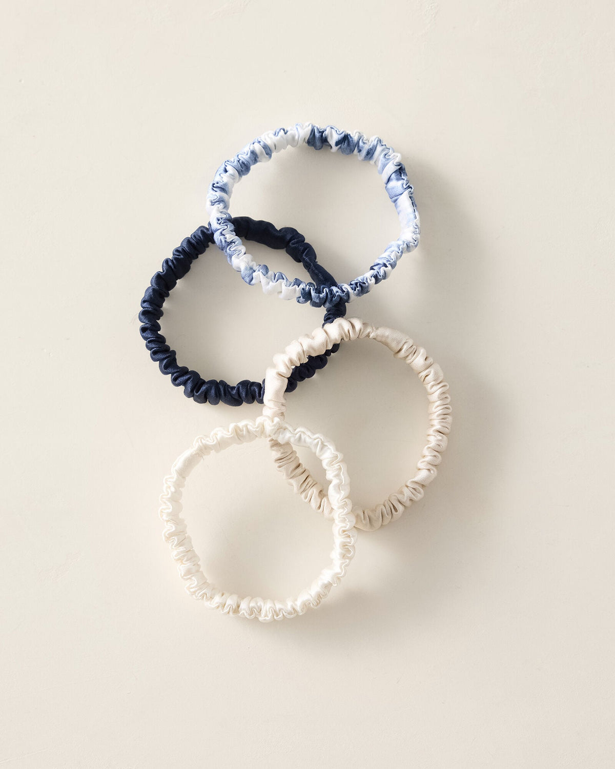 WASHABLE SILK HAIR TIES — TIE DYE MULTI | Talbots