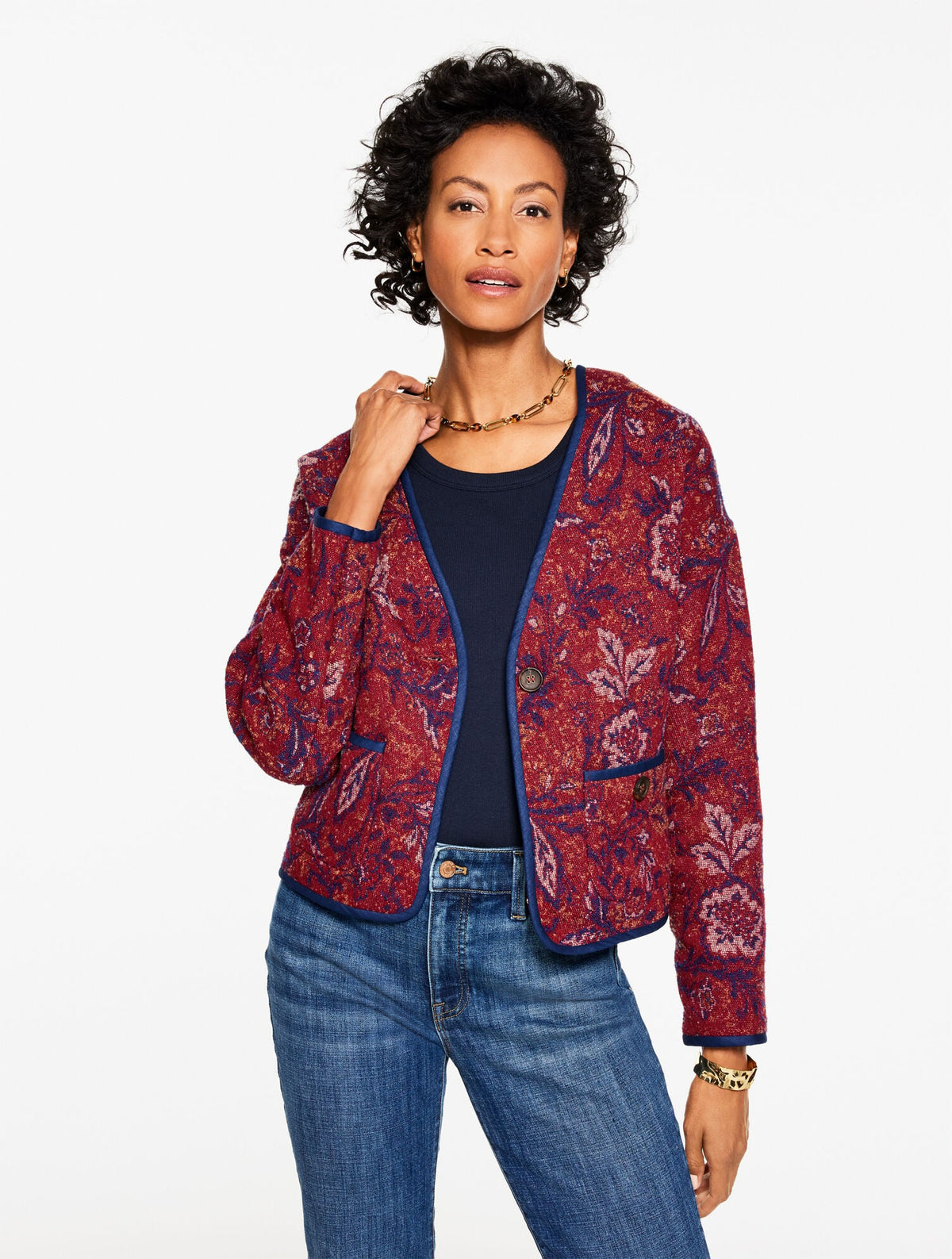 RADIANT BOUCLÉ JACKET | Talbots