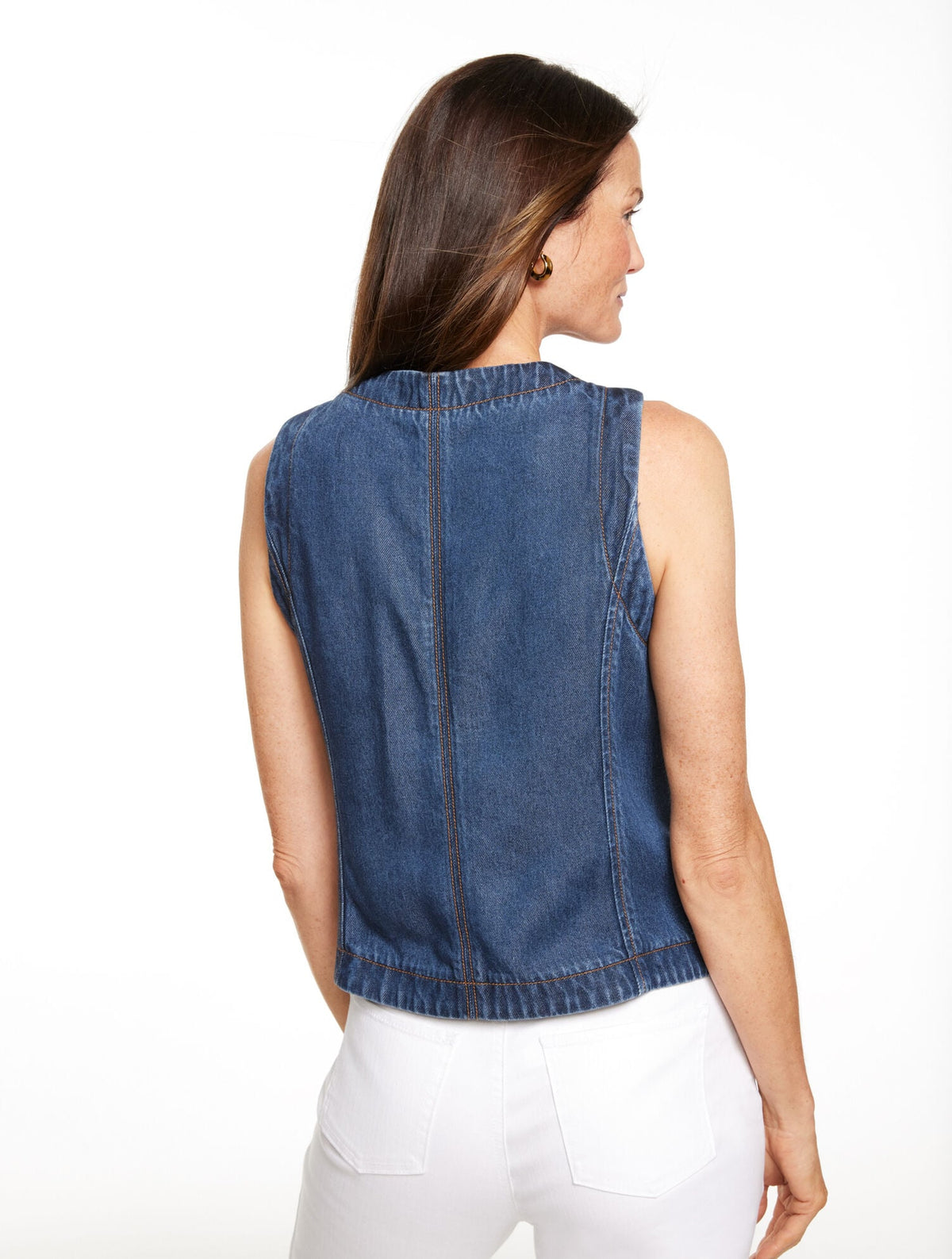 DENIM VEST | Talbots