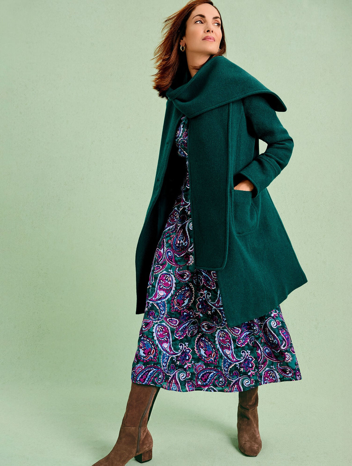 SCARF COAT | Talbots