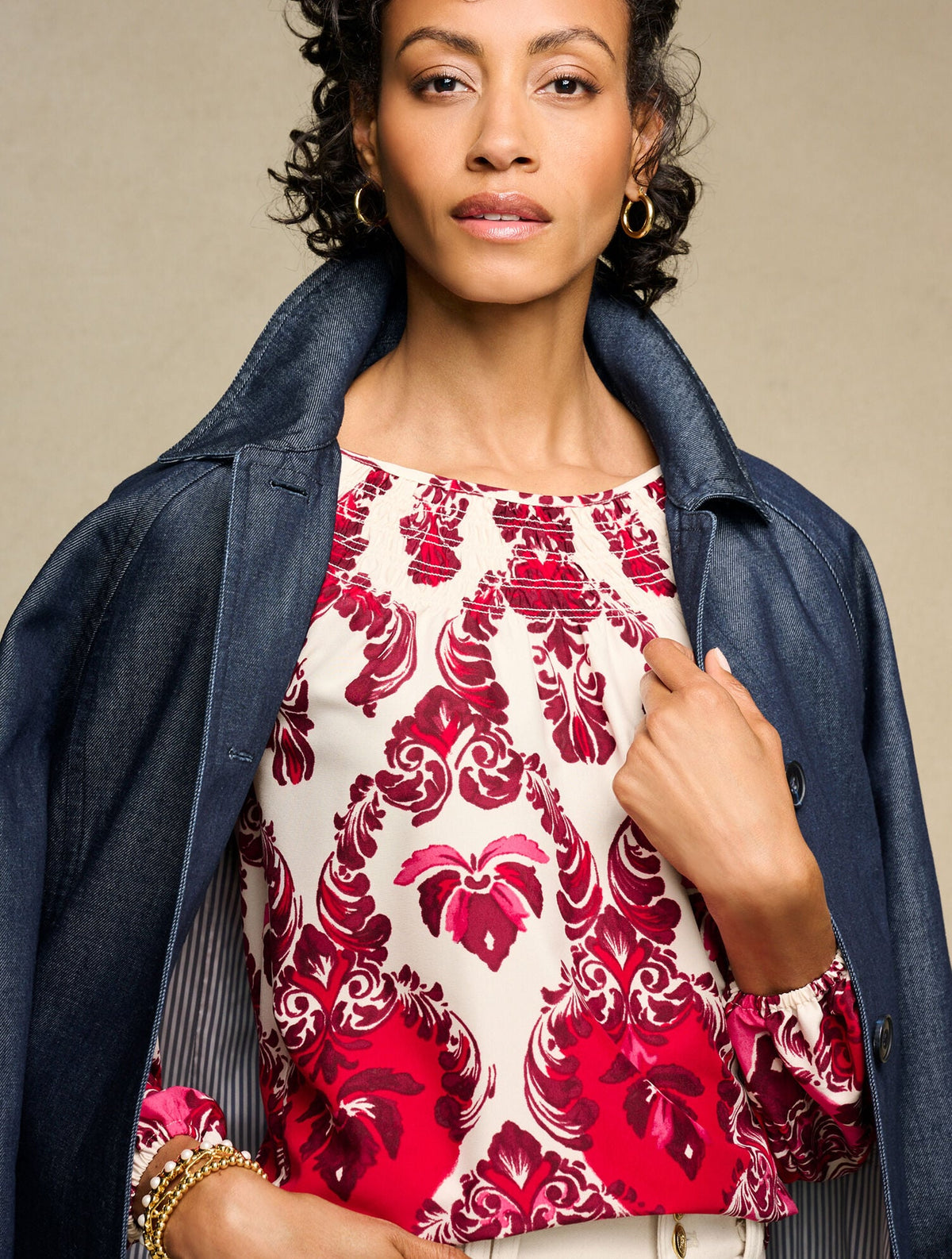 DENIM MAC COAT | Talbots