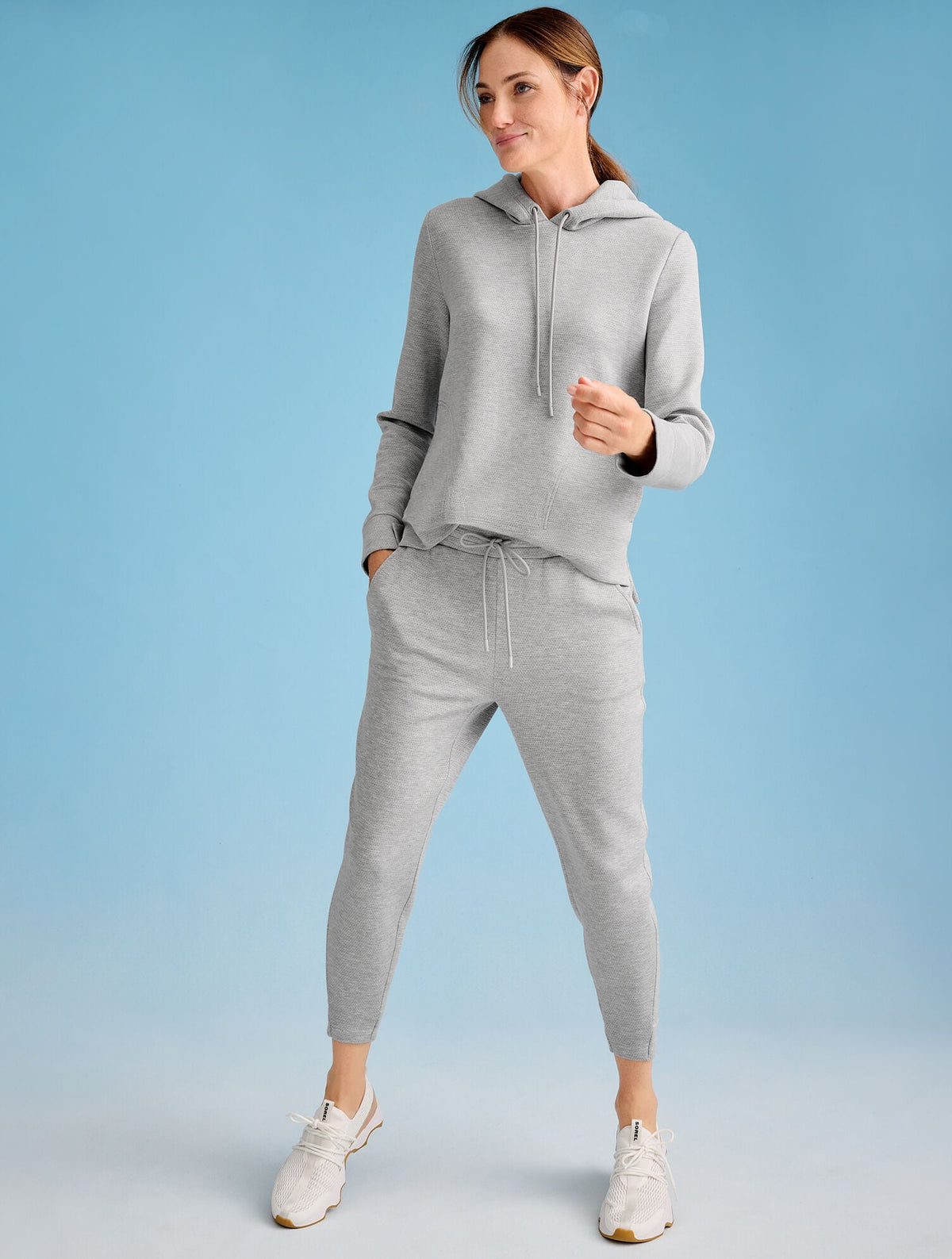 AIRKNIT STRETCH MESH HOODIE | Talbots