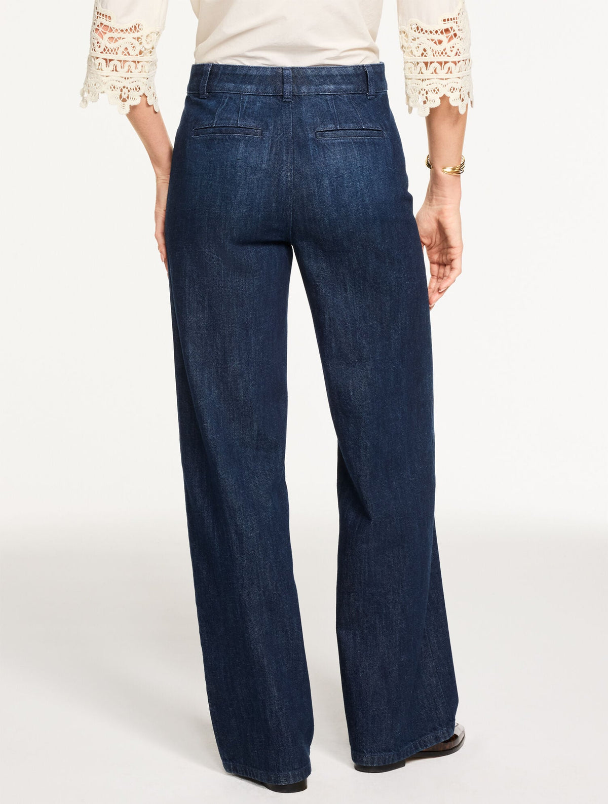 RELAXED TROUSER JEANS - WELLINGTON WASH | Talbots