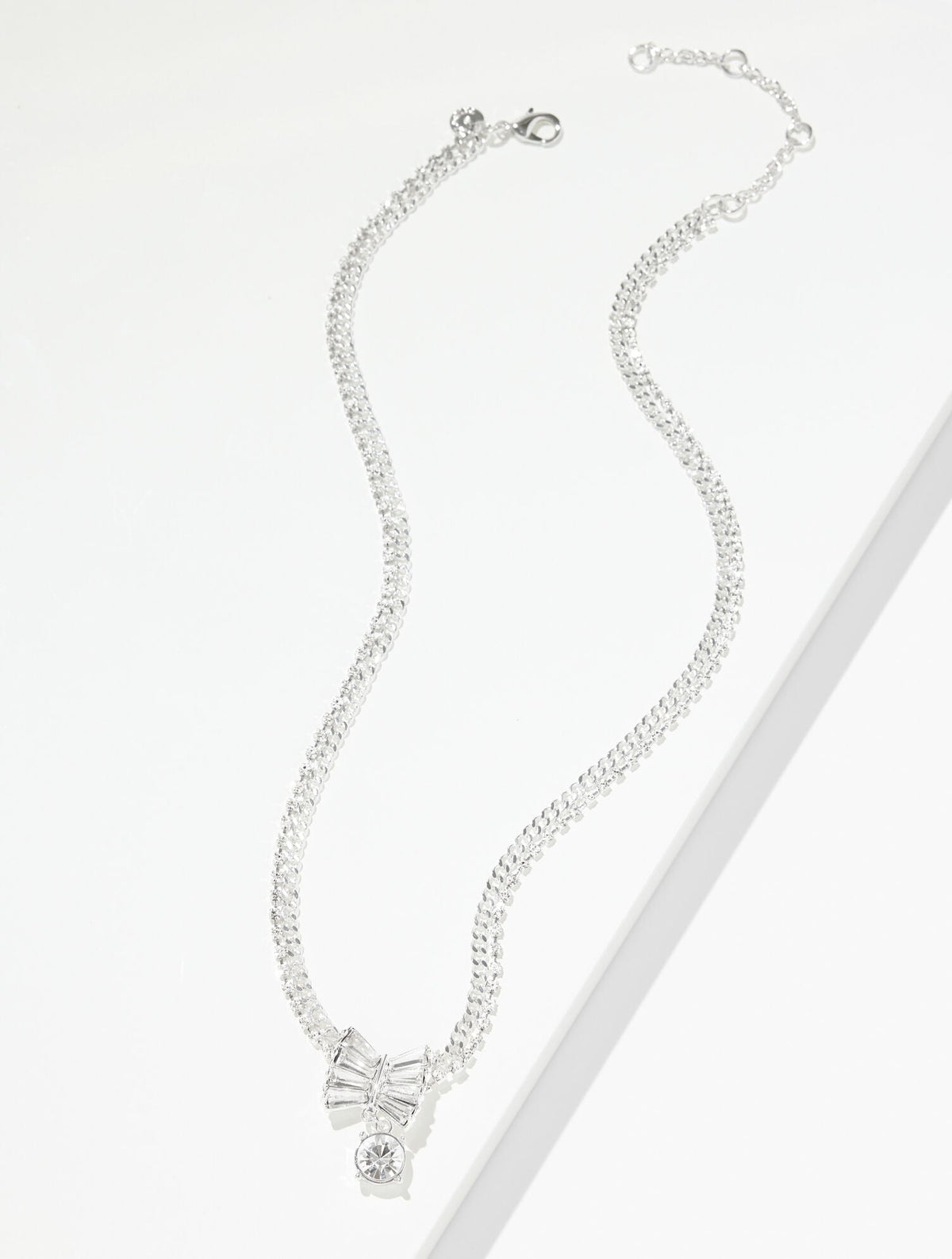 EMBELLISHED PENDANT NECKLACE | Talbots