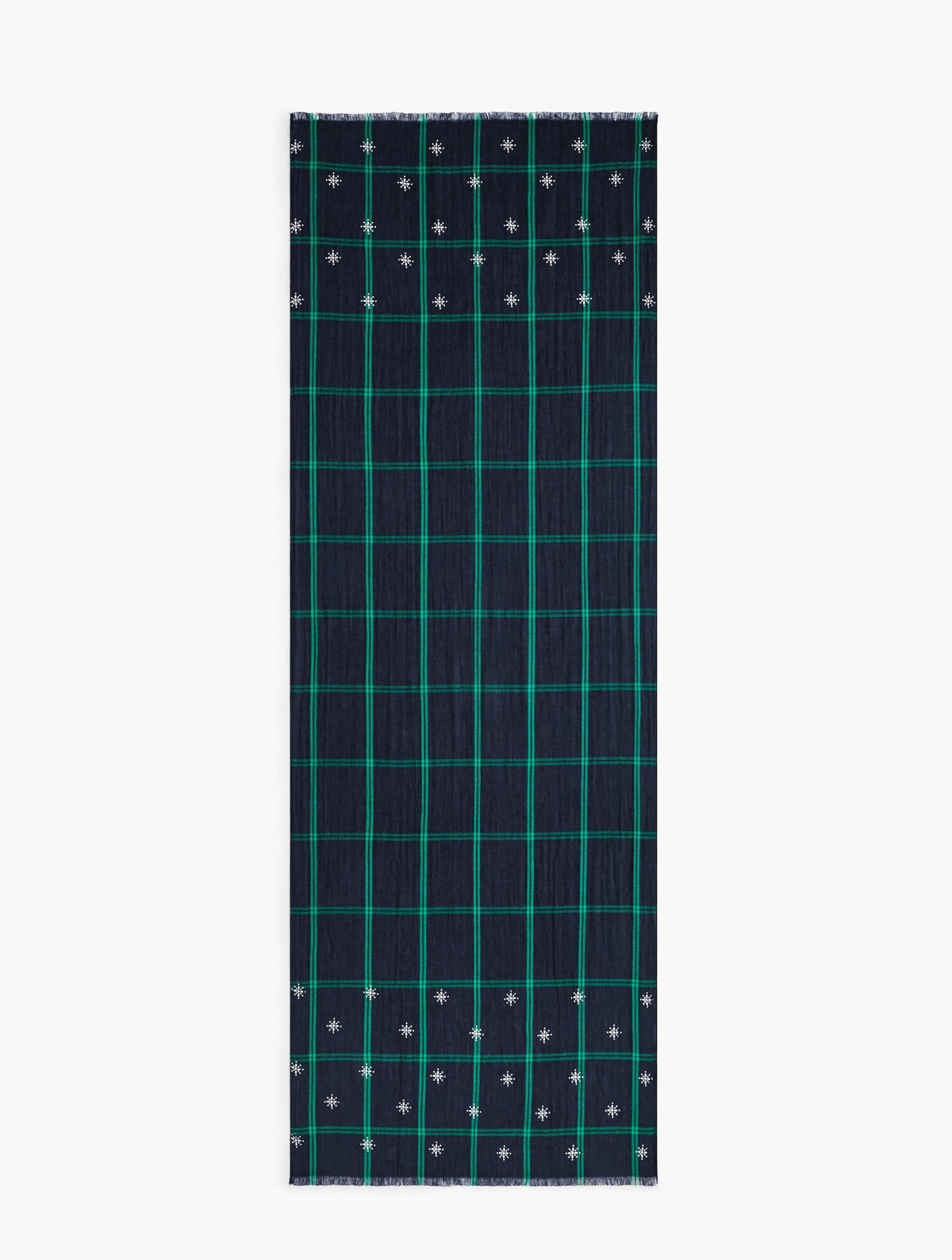 ENCHANTING BLACK WATCH OBLONG SCARF | Talbots
