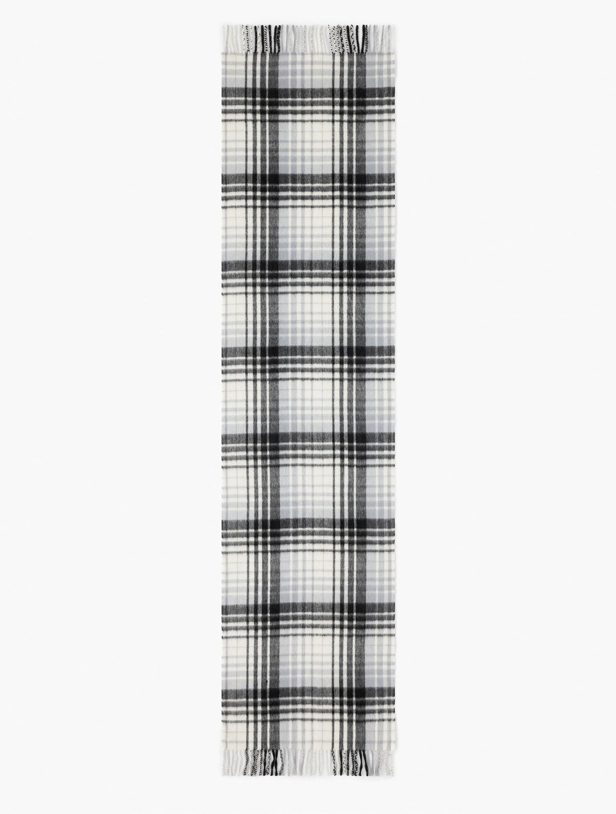 CASHMERE WATERWEAVE SCARF - SERENE PLAID | Talbots