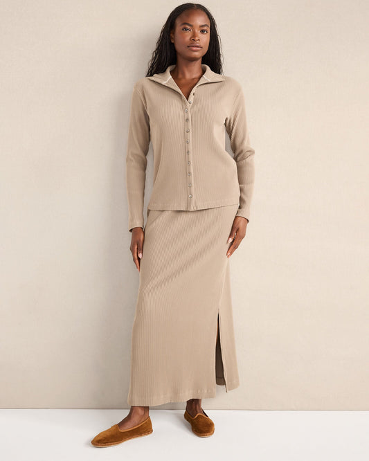 OTTOMAN RIB PENCIL SKIRT | Talbots