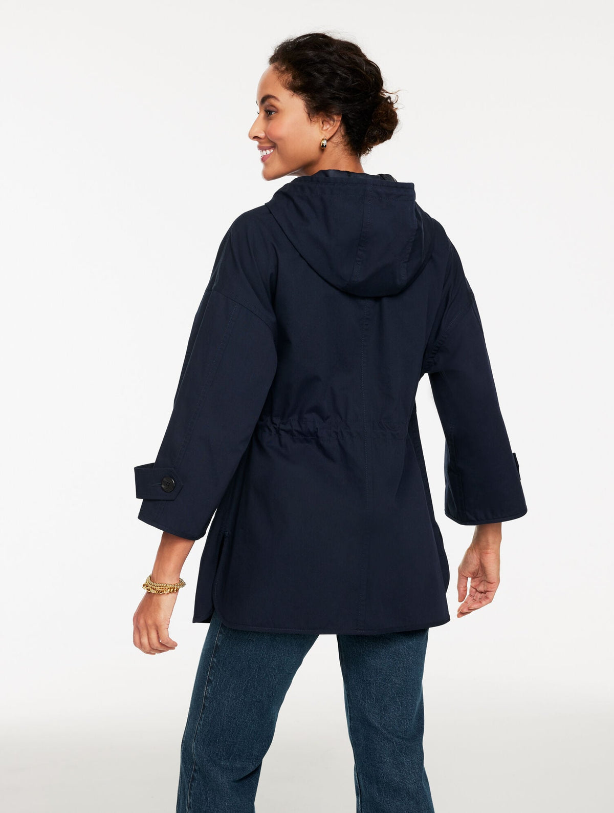 HOODED CAPE RAIN JACKET | Talbots