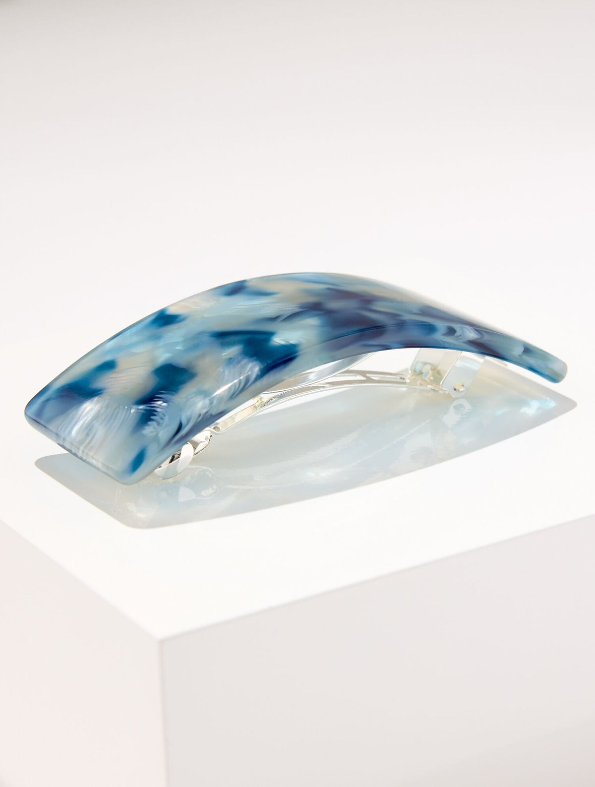 WIDE MARBLE HAIR CLIP | Talbots