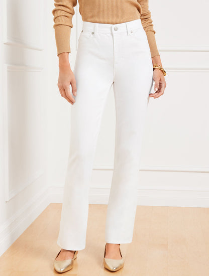 BARELY BOOT JEANS - WHITE | Talbots