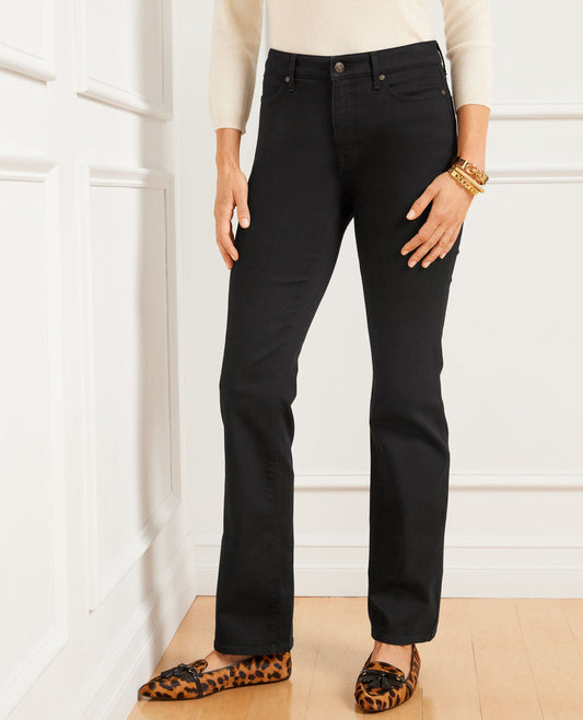 BARELY BOOT JEANS - BLACK | Talbots