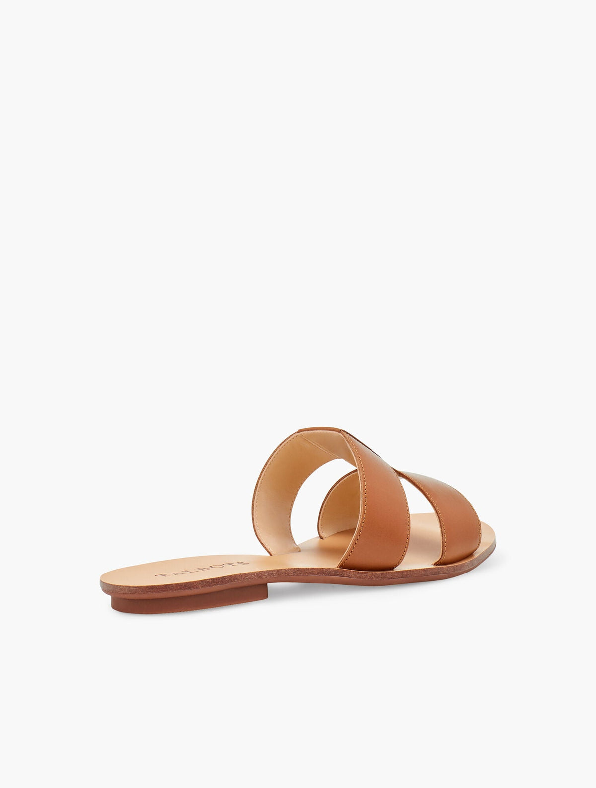 HANNAH VACHETTA LEATHER SLIDES | Talbots