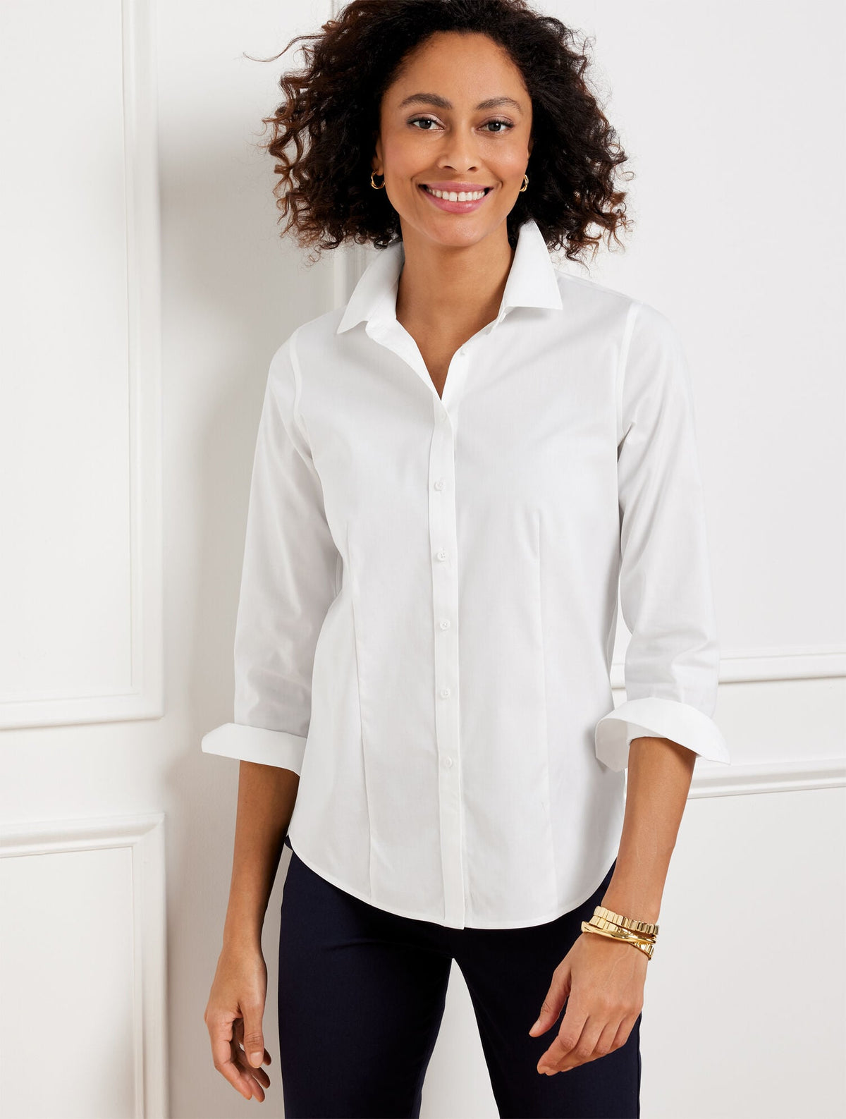 NON-IRON PERFECT SHIRT - SOLID | Talbots