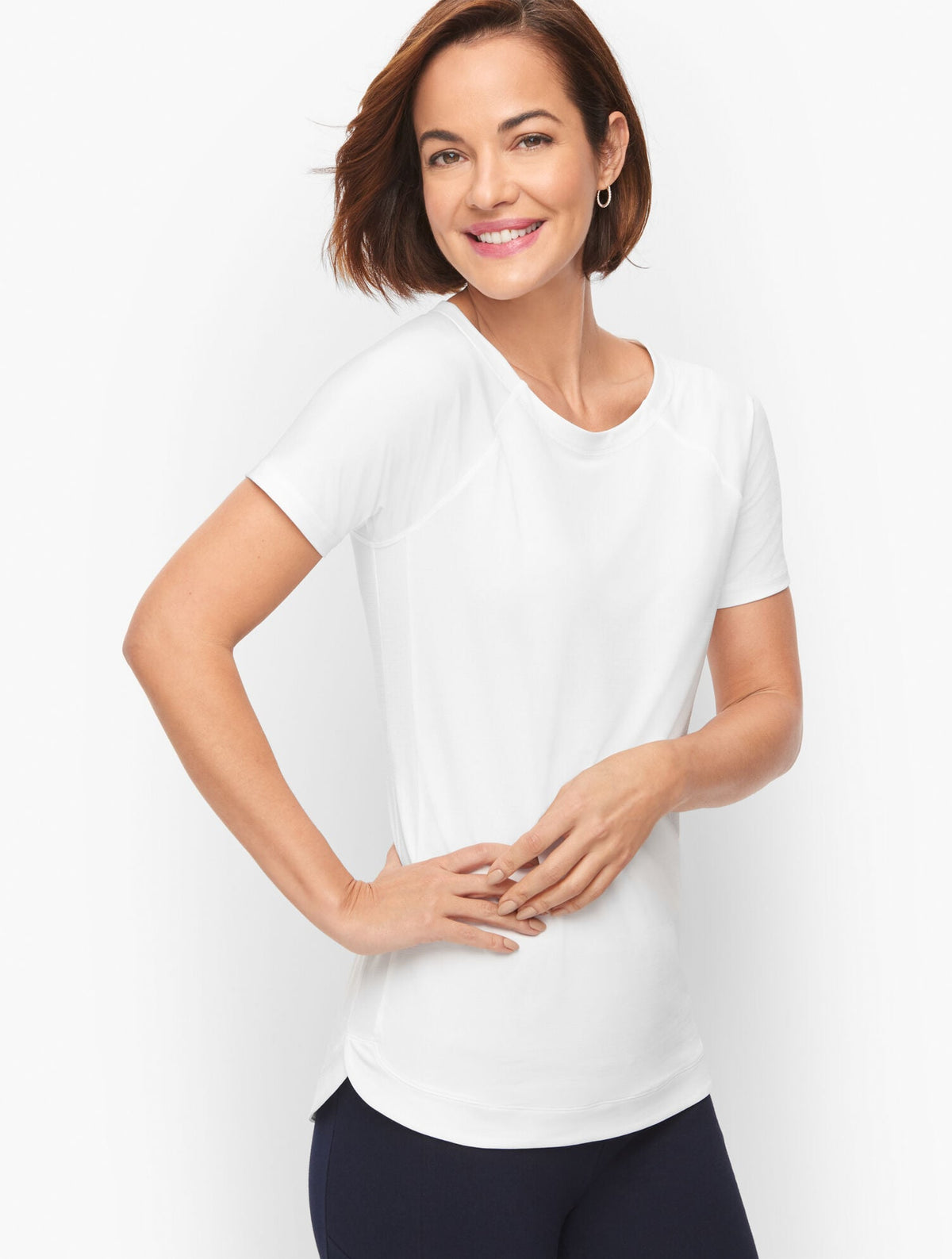 COOL SLUB ACTIVE TEE | Talbots