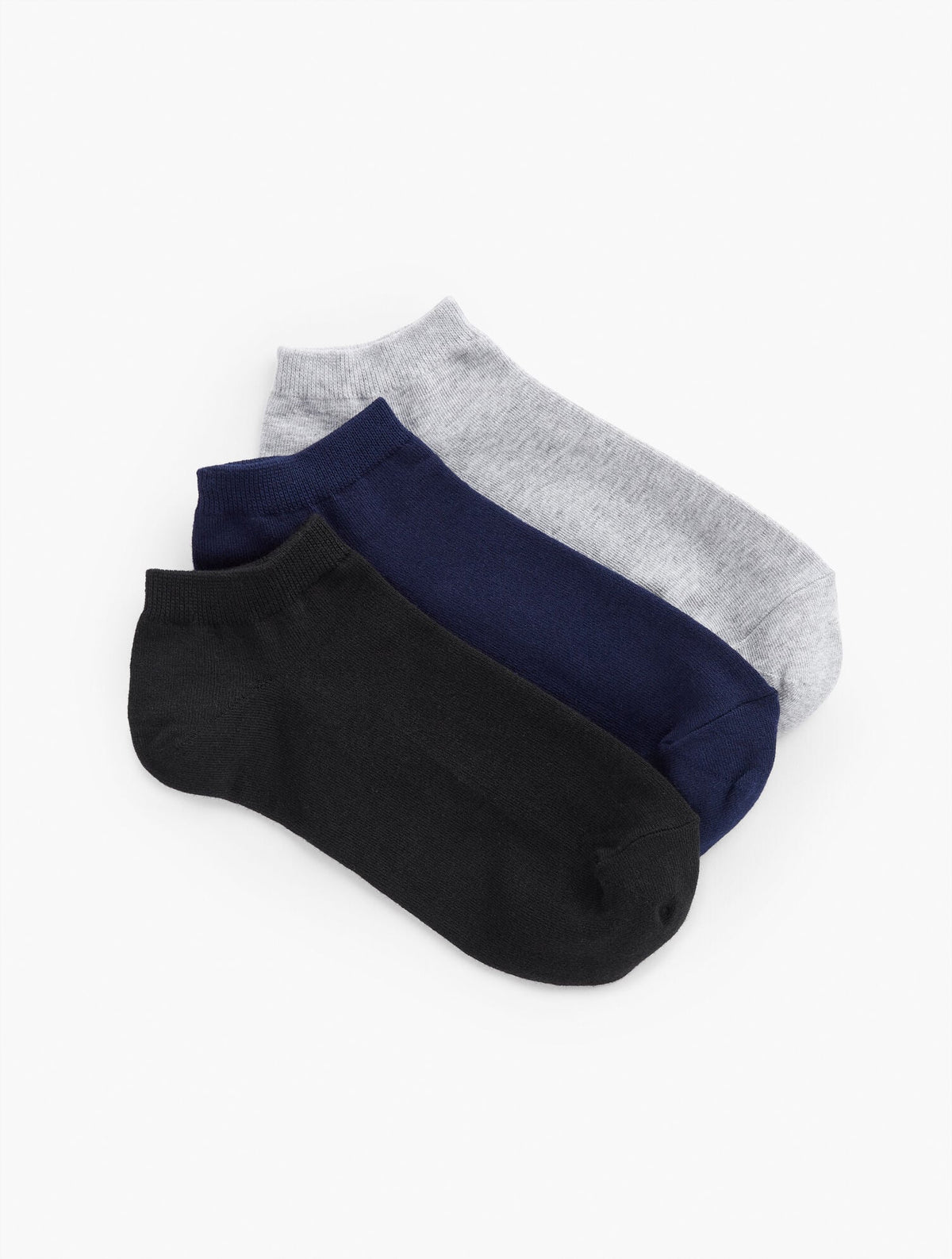 THREE PAIR ANKLE SOCKS | Talbots