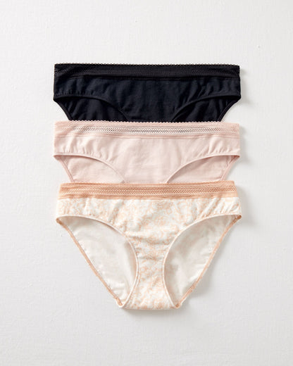COTTON BIKINI 3-PACK | Talbots