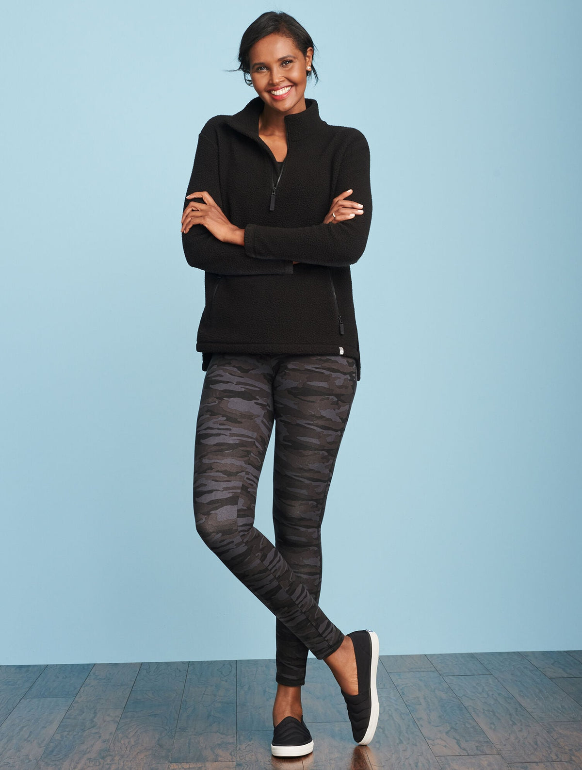 EVERYDAY STRETCH LEGGINGS - CAMO | Talbots