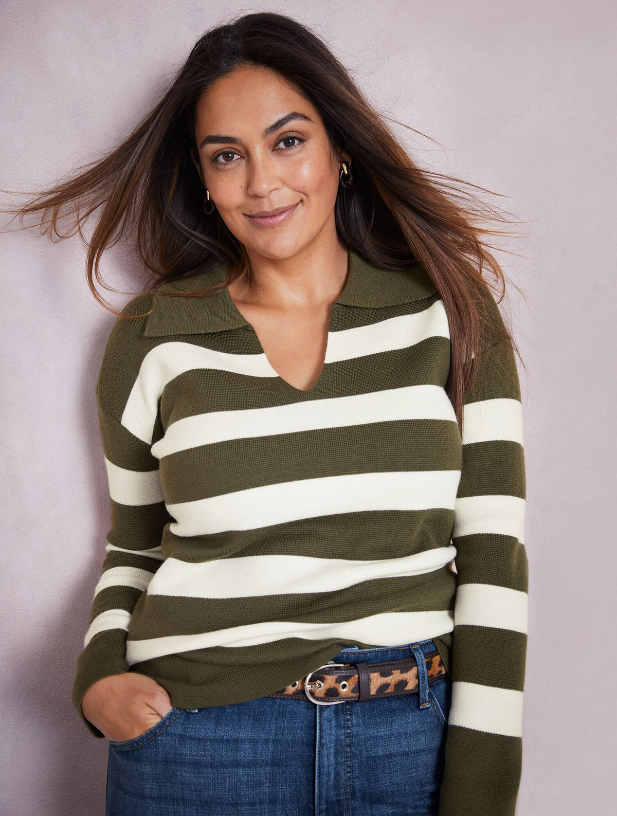 CALF HAIR BELT - LEOPARD | Talbots