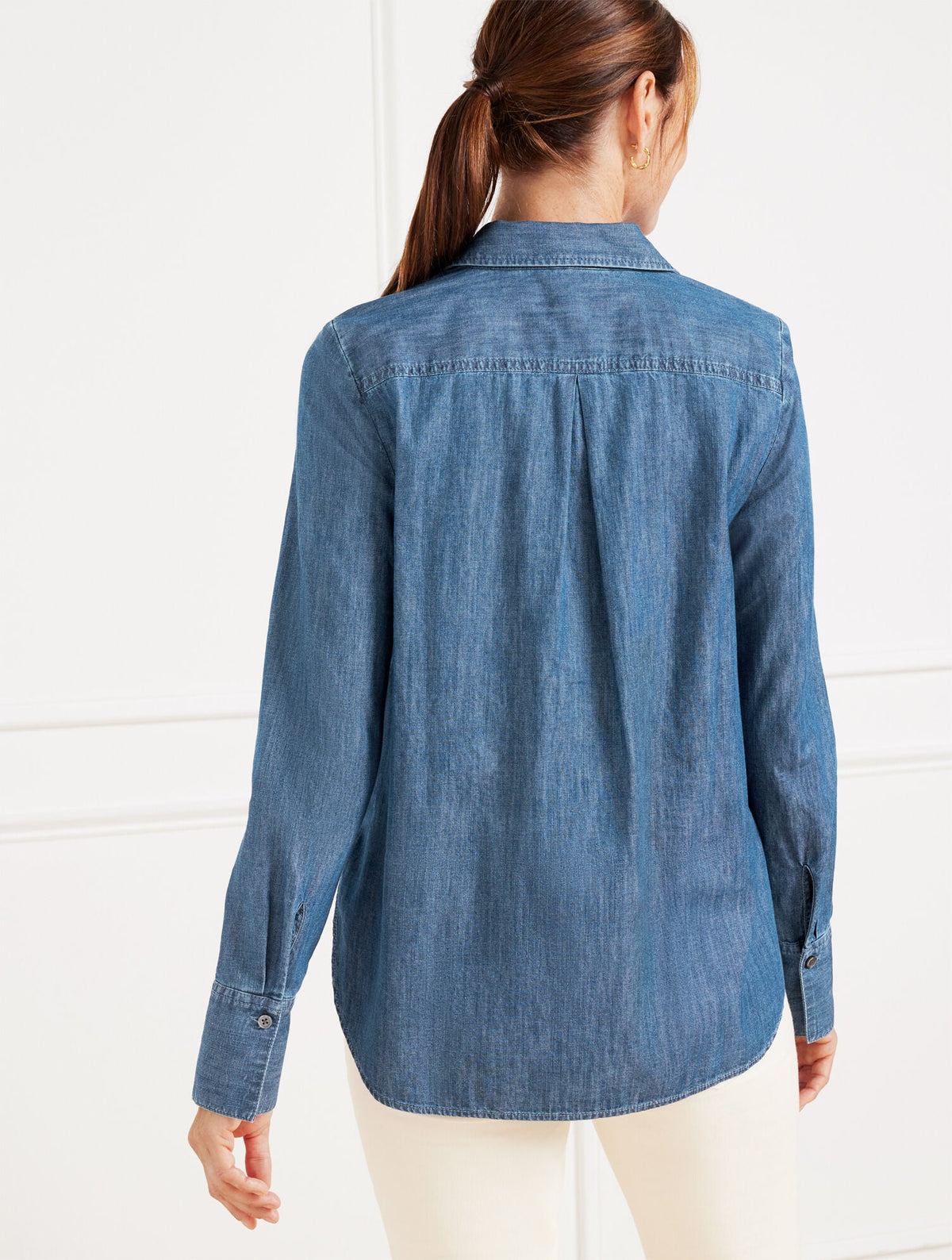 BOYFRIEND SHIRT - DENIM | Talbots