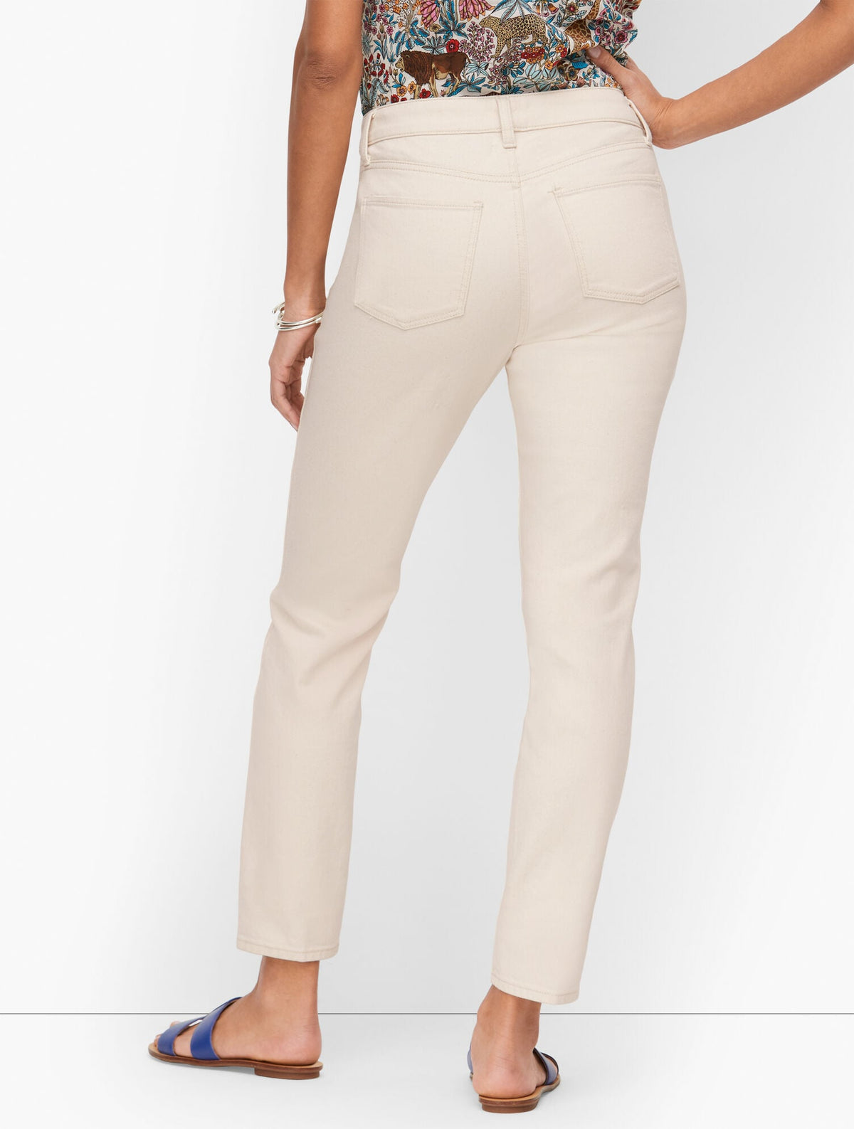 SLIM ANKLE JEANS - NATURAL | Talbots
