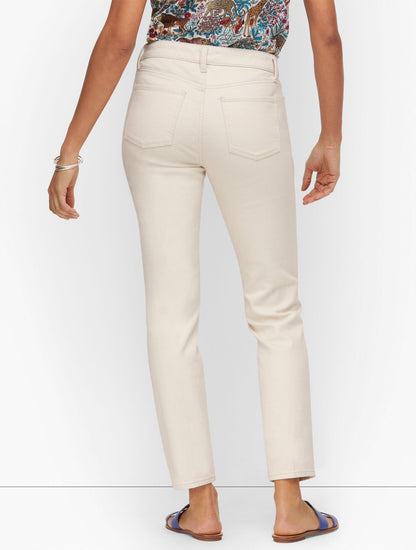 SLIM ANKLE JEANS - NATURAL - CURVY FIT | Talbots