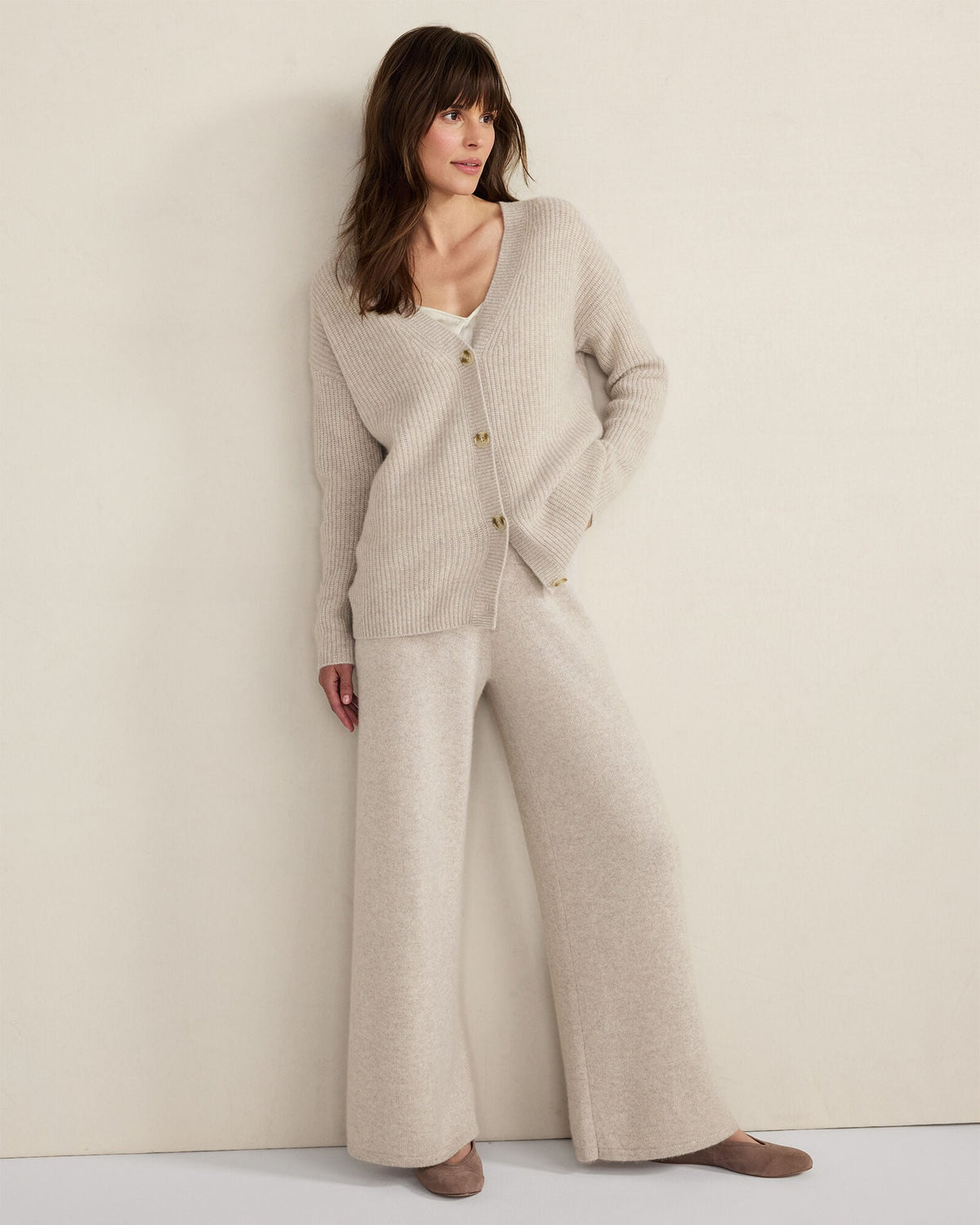 CASHMERE SHAKER STITCH CARDIGAN | Talbots