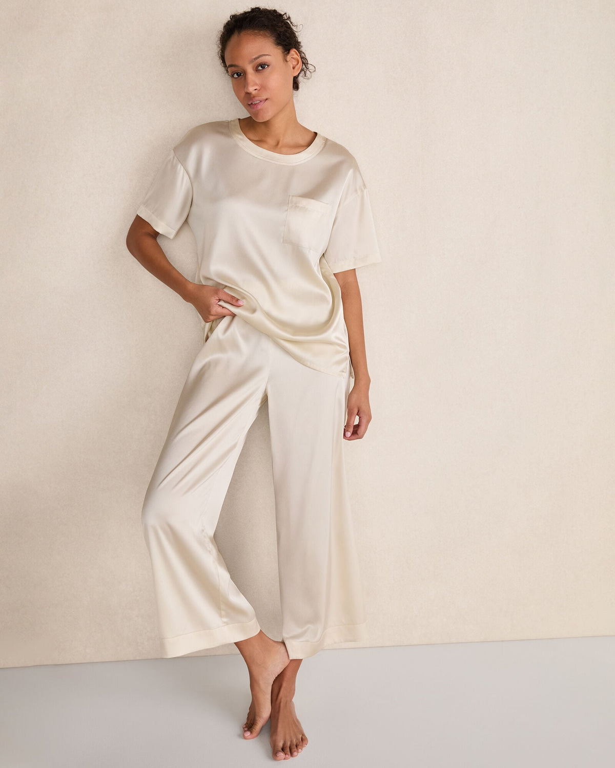 WASHABLE SILK SLEEP PANTS | Talbots