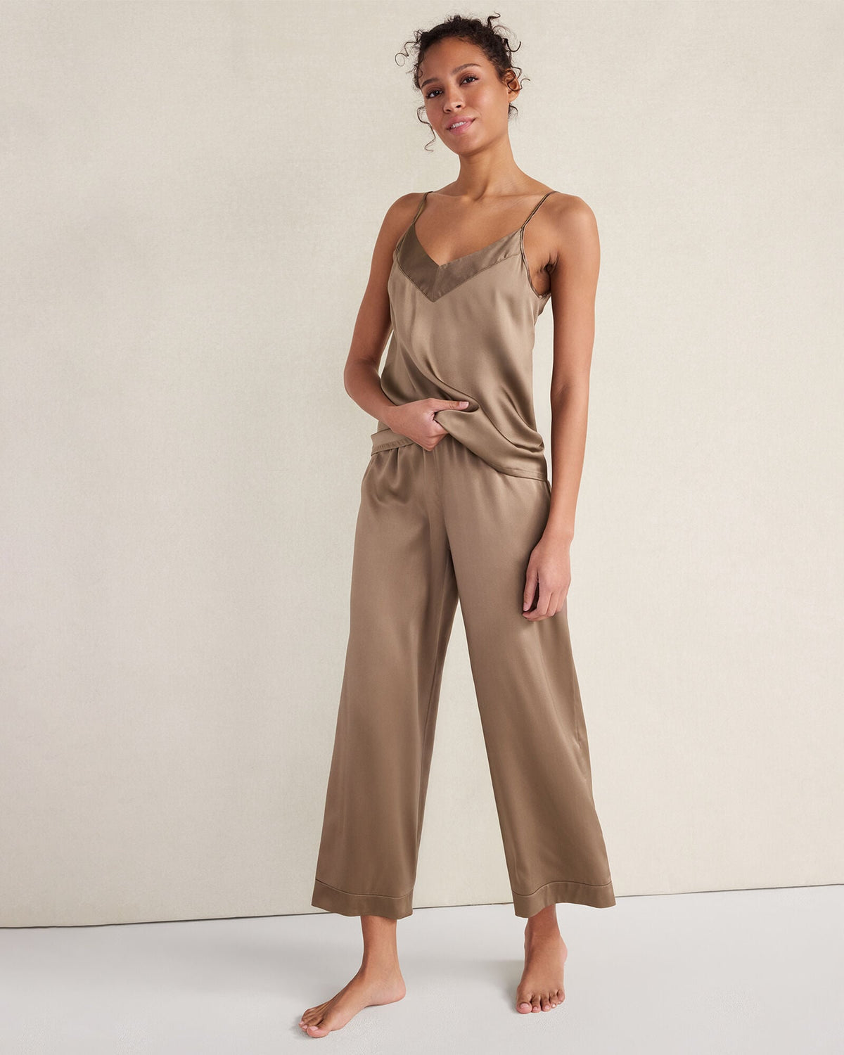 WASHABLE SILK SLEEP PANTS | Talbots