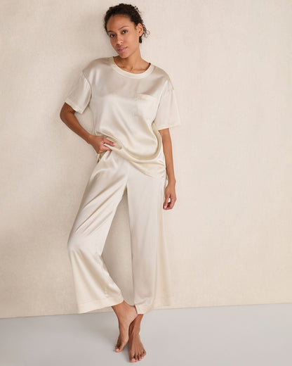 WASHABLE SILK SLEEP PANTS | Talbots