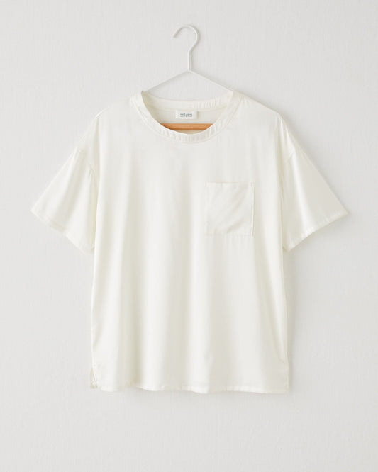 WASHABLE SILK SLEEP TOP | Talbots