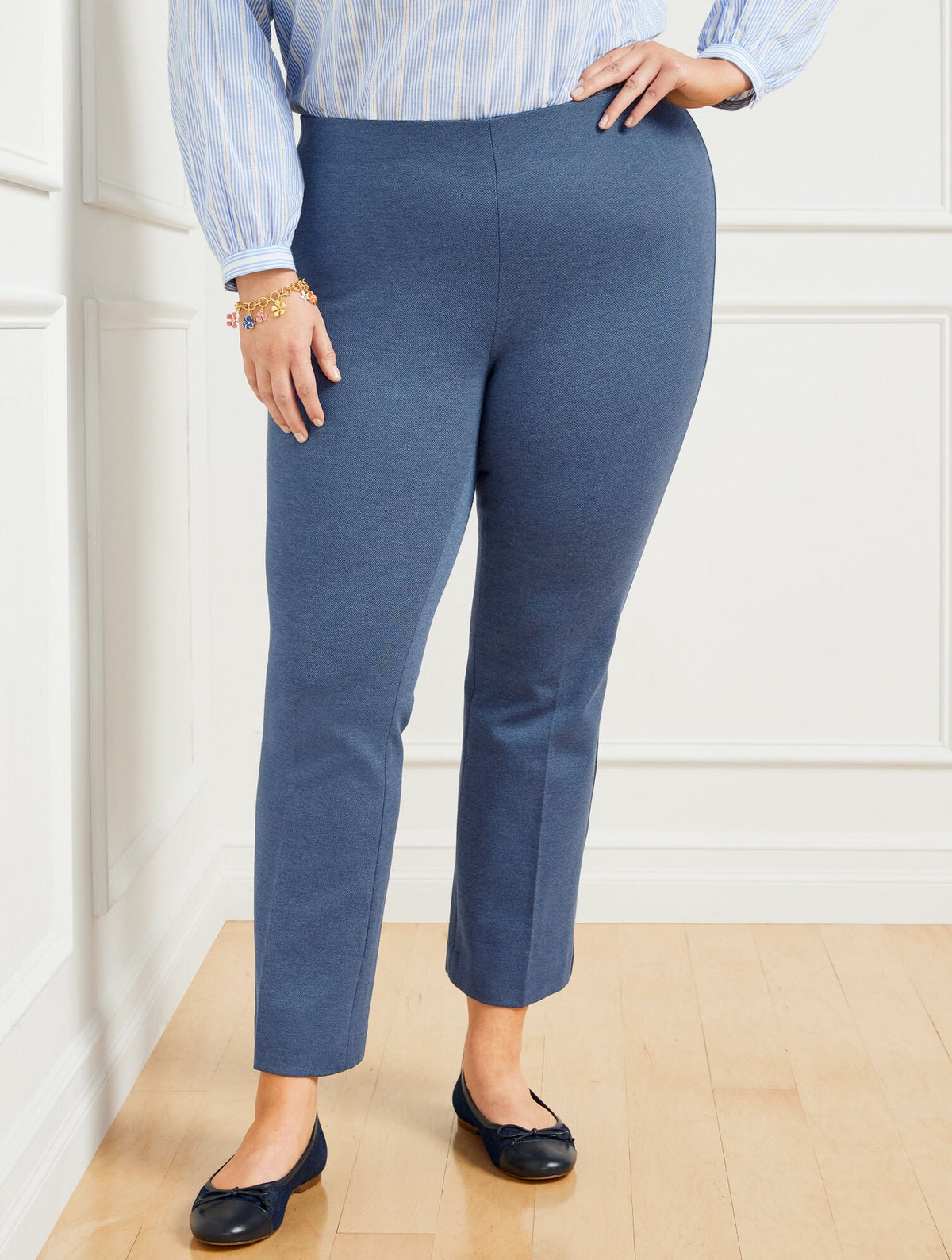 TALBOTS MONTAUK PANTS - DENIM HEATHER | Talbots