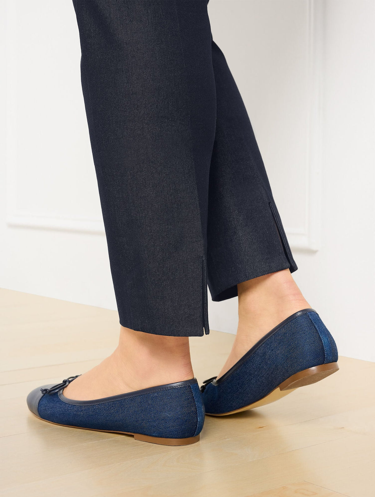 PLUS EXCLUSIVE TALBOTS CHATHAM SLIM ANKLE PANTS - REFINED DENIM | Talbots