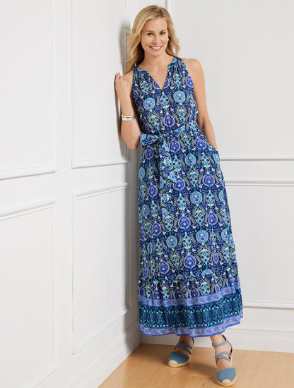 MAXI DRESS - FLORET MEDALLION | Talbots