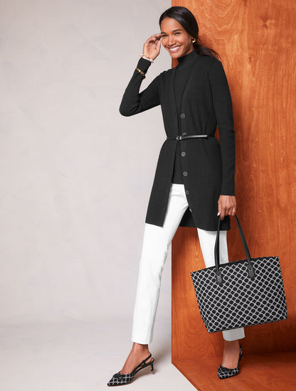 SLIM LEATHER BELT | Talbots