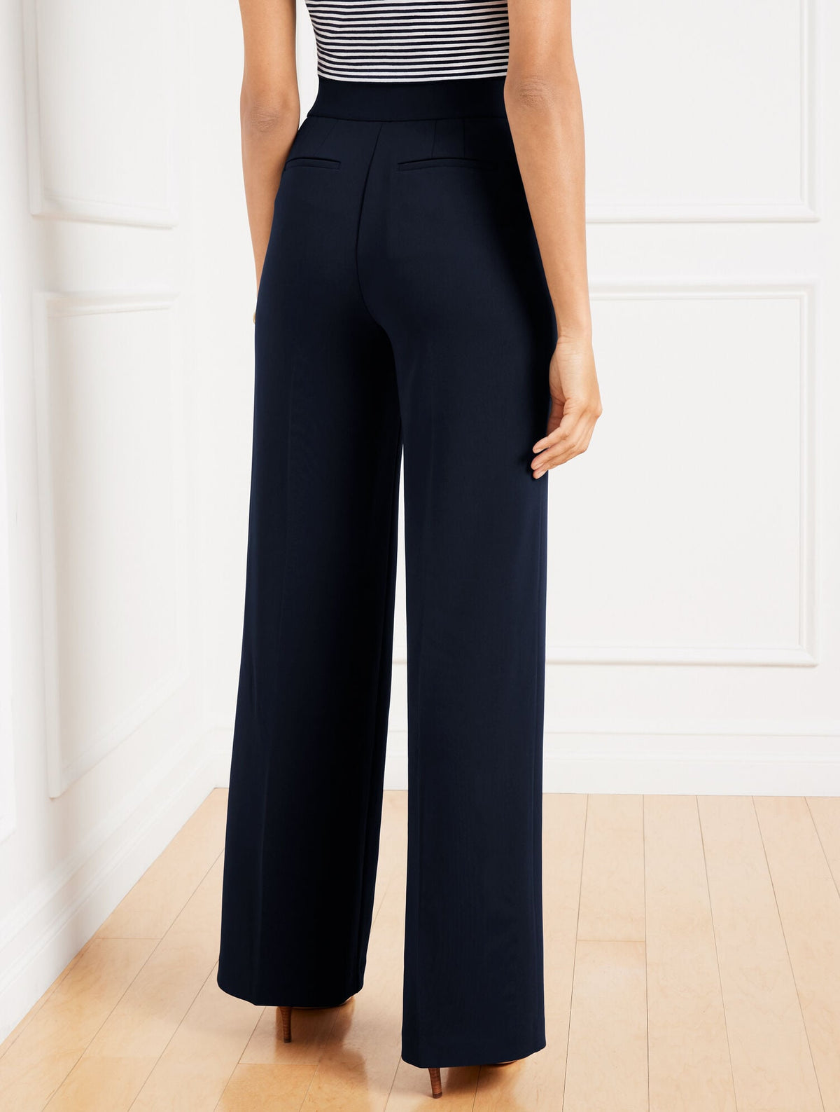 EASY TRAVEL WIDE LEG PANTS | Talbots