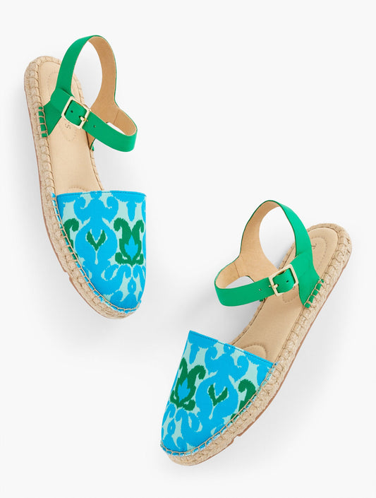 IZZY IKAT MEDALLION ESPADRILLES | Talbots