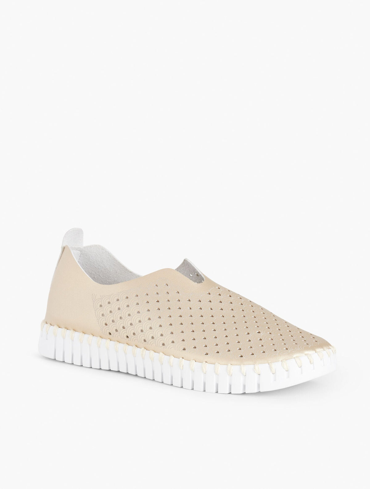 ILSE JACOBSEN TULIP SLIP-ON FLATS - METALLIC | Talbots