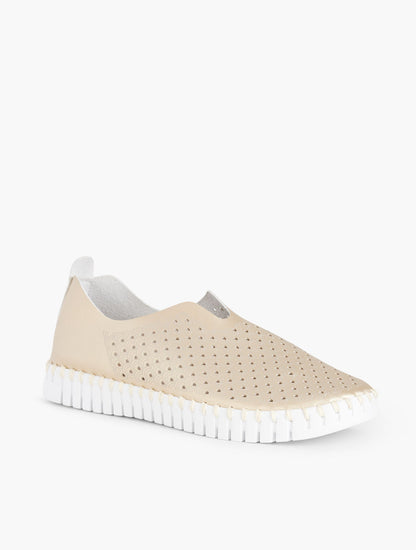 ILSE JACOBSEN TULIP SLIP-ON FLATS - METALLIC | Talbots