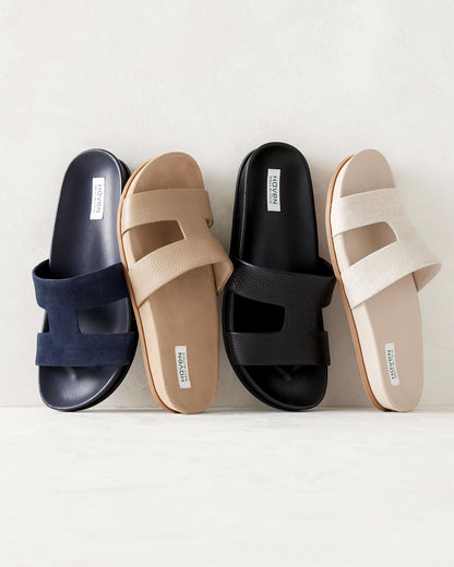 PEBBLED CUTOUT SLIDES | Talbots