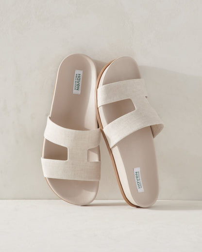 LINEN CUTOUT SLIDES | Talbots